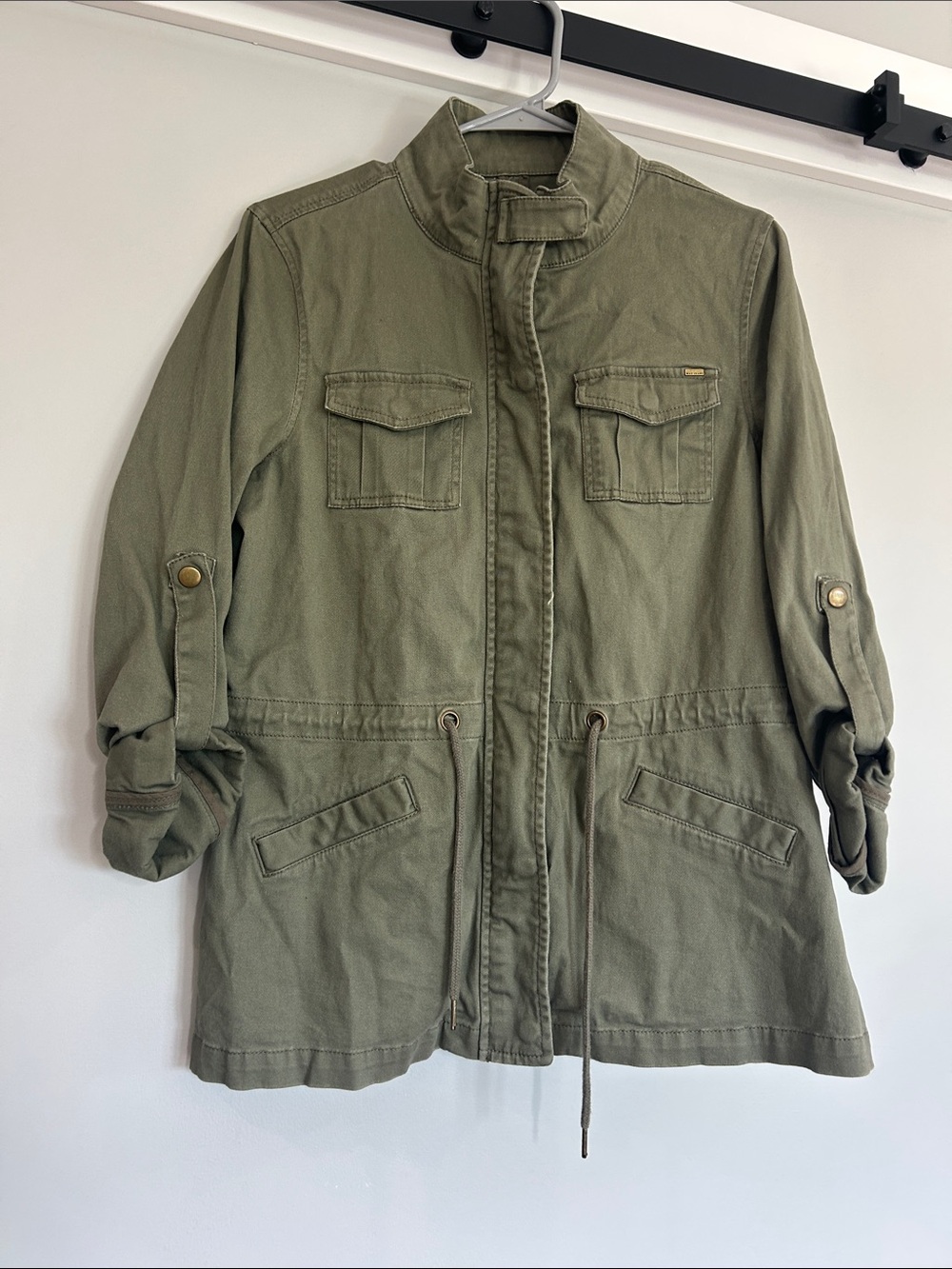 Max Jeans Utility Jacket Olive Green